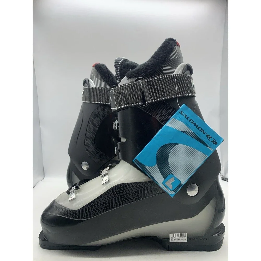 Mens Salomon Ski Boots Mission Energyzer 70 Size Mondo 30.5 US 12.5 Black NEW